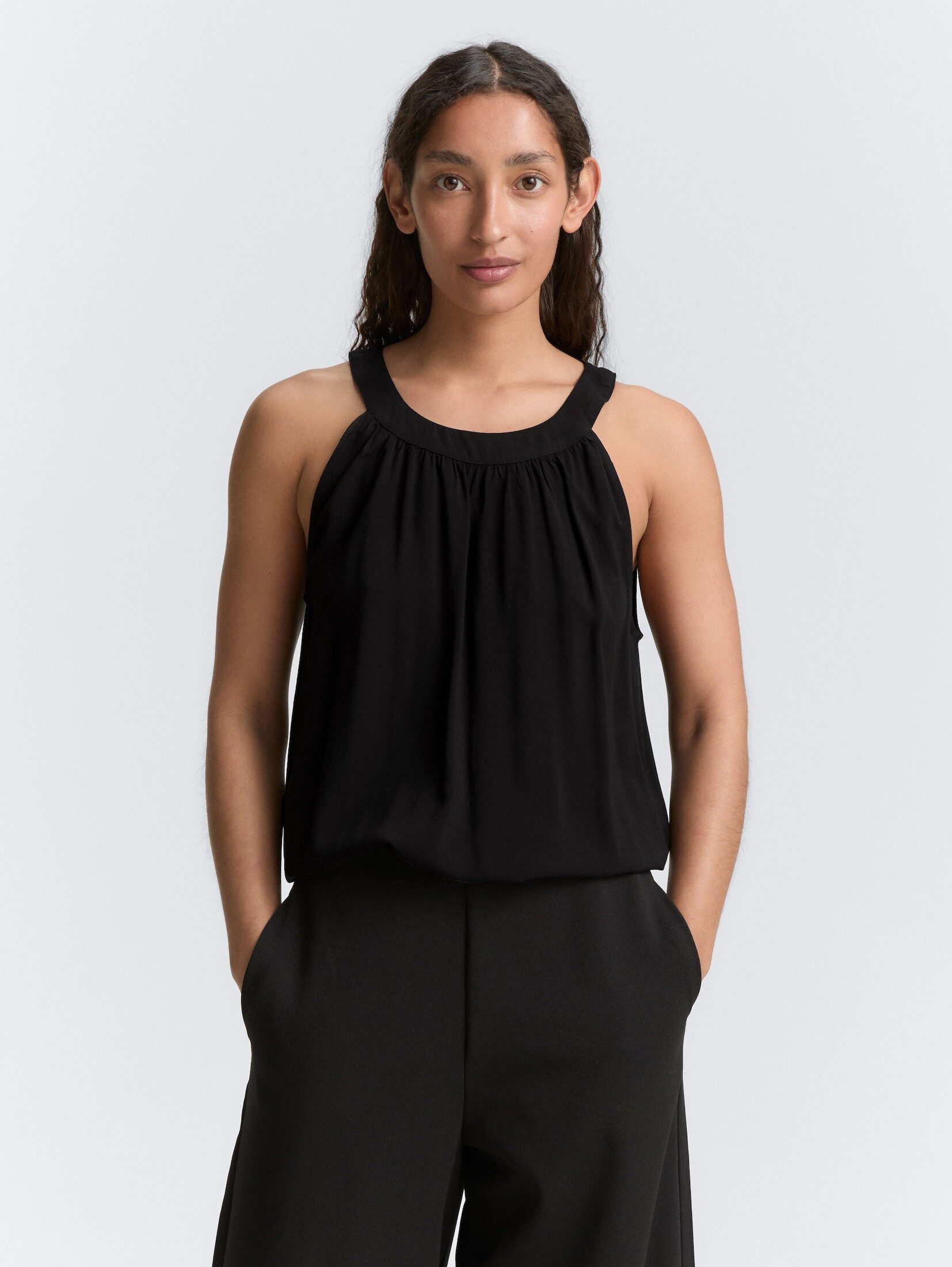 TOM TAILOR Blusentop Neckholder Blusentop günstig online kaufen