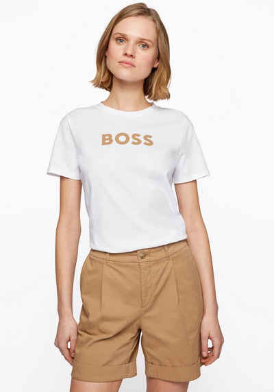 BOSS ORANGE T-Shirt C_Elogo_5 mit markantem Aufdruck BOSS