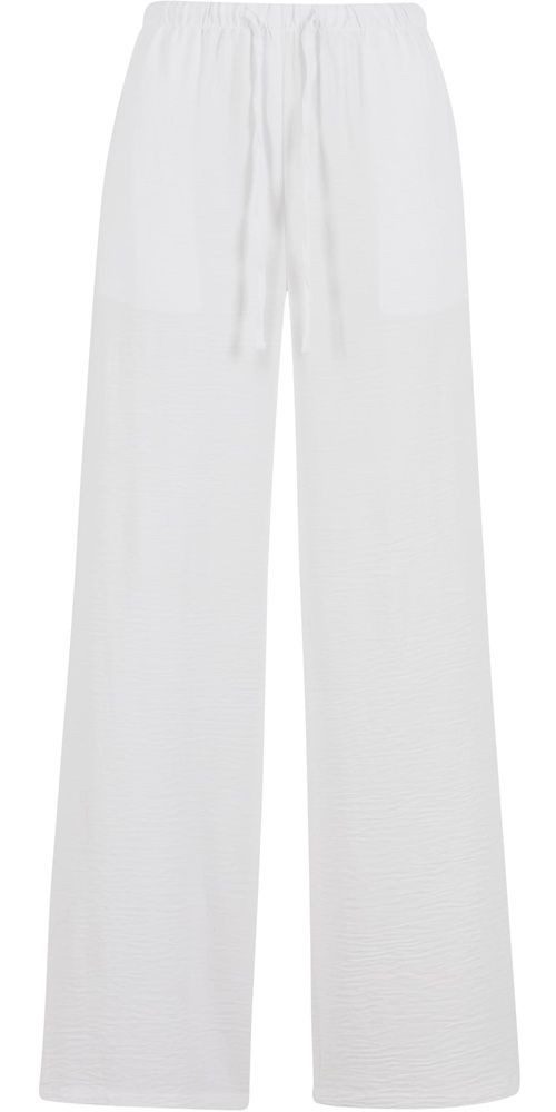 Stoffhose Urban Classics Ladies Structured Wideleg Pants