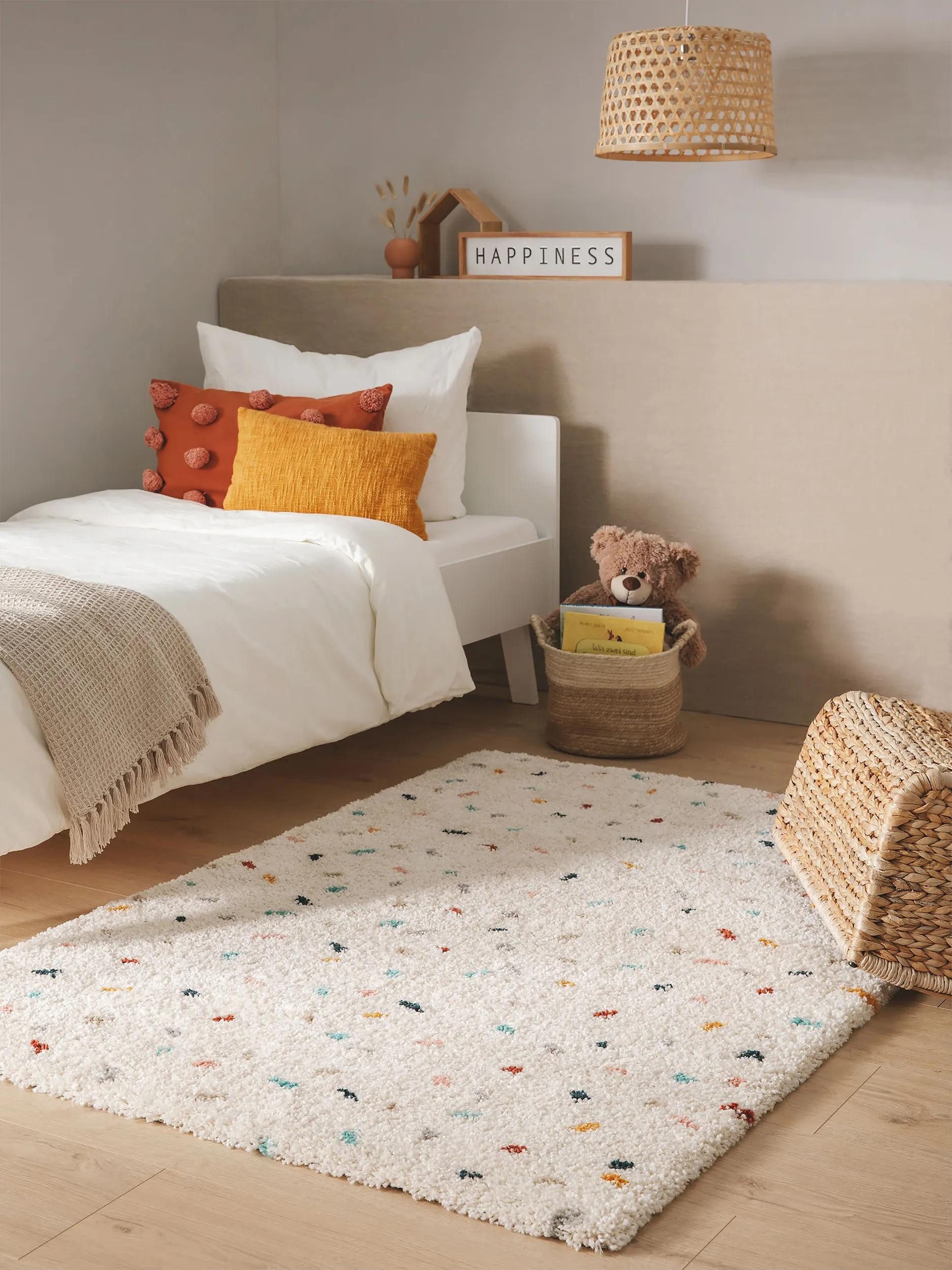 benuta Kinderteppich Gobi, rechteckig, Höhe: 21 mm, Teppich Wohnzimmer, Schlafzimmer, Esszimmer, Flur, Kunstfaser, Cozy