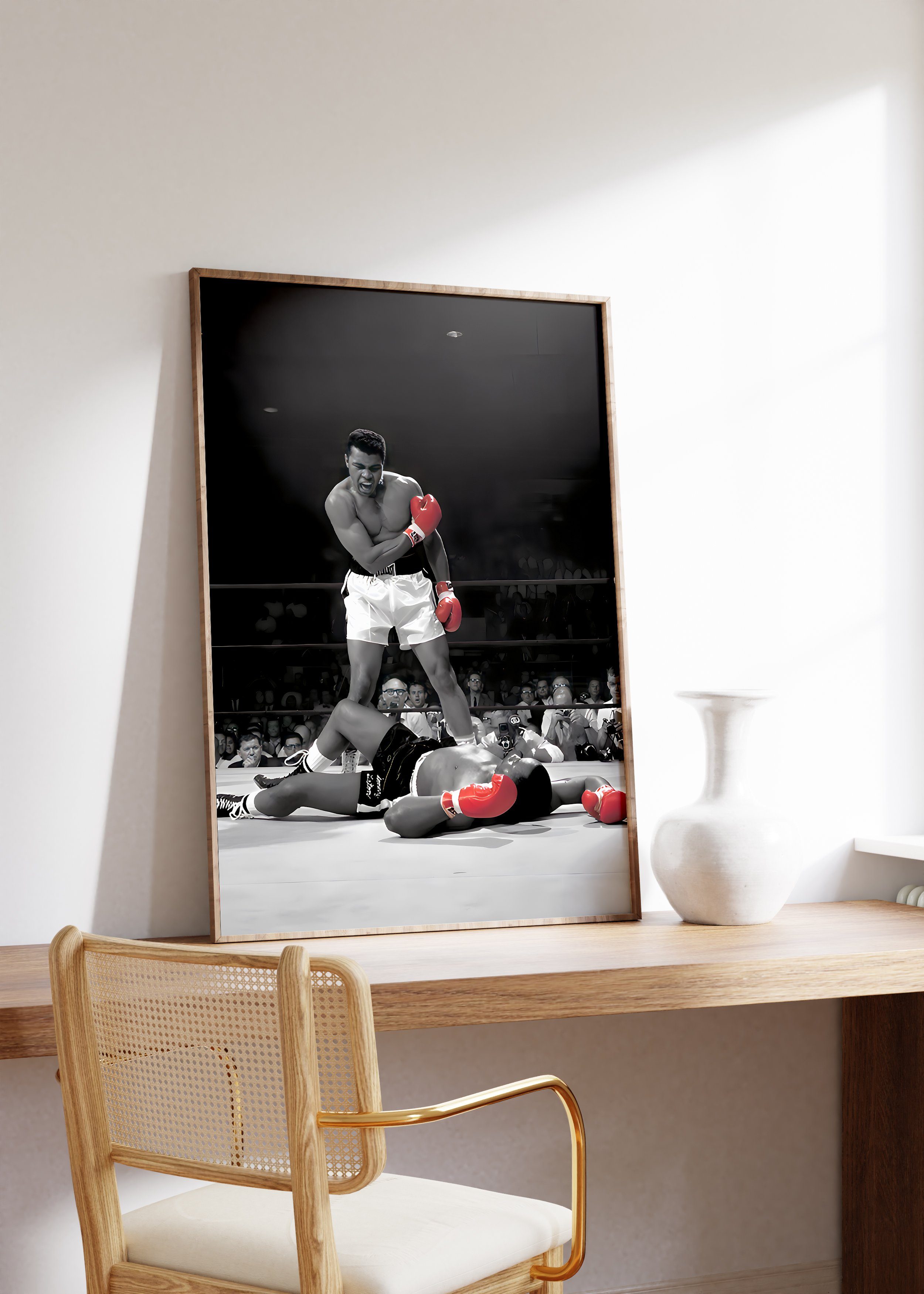 JUSTGOODMOOD Poster Premium ® Muhammad Ali · Boxer · ohne Rahmen – Bild 4 von 5