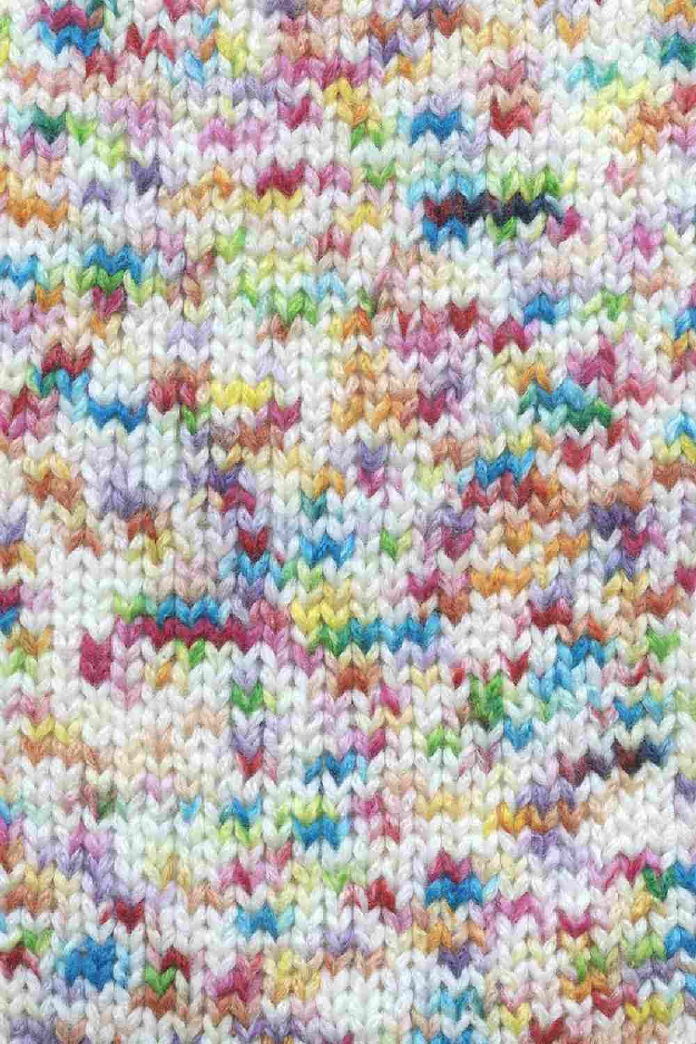 LANG YARNS MOSAIC Häkelwolle, 140 m (100 Gramm), Kettengarn aus Merinowolle mit Farbakzenten, Super Bulky