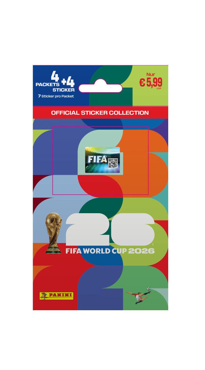 Panini Sammelkarte FIFA World Cup 2026 Sticker Collection Mini Multipack Deutsche Version