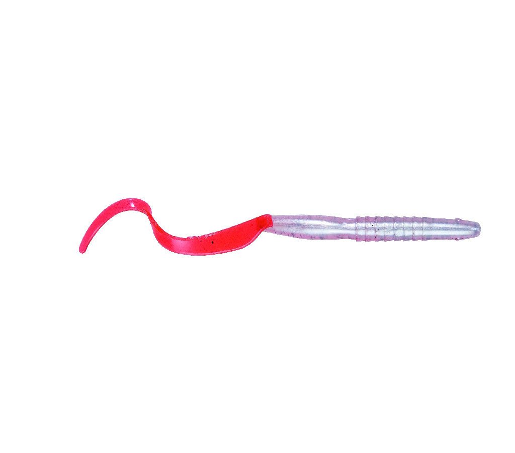 Jenzi Искусственная приманка Jenzi Drop-Shot Mighty Worm Gummifisch 19cm rosa rot