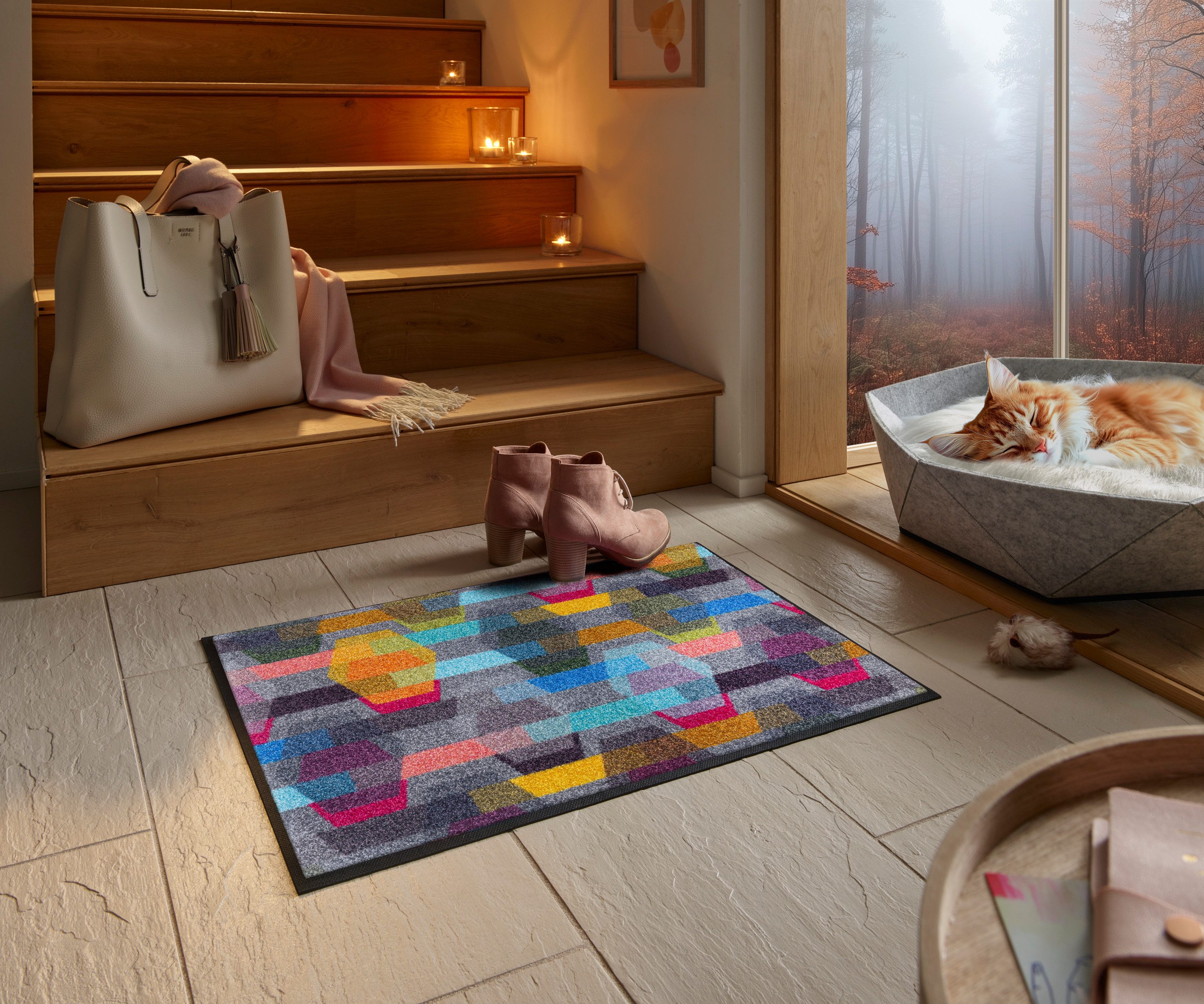 wash+dry by Kleen-Tex Fußmatte Limit, rechteckig, Höhe: 7 mm günstig online kaufen