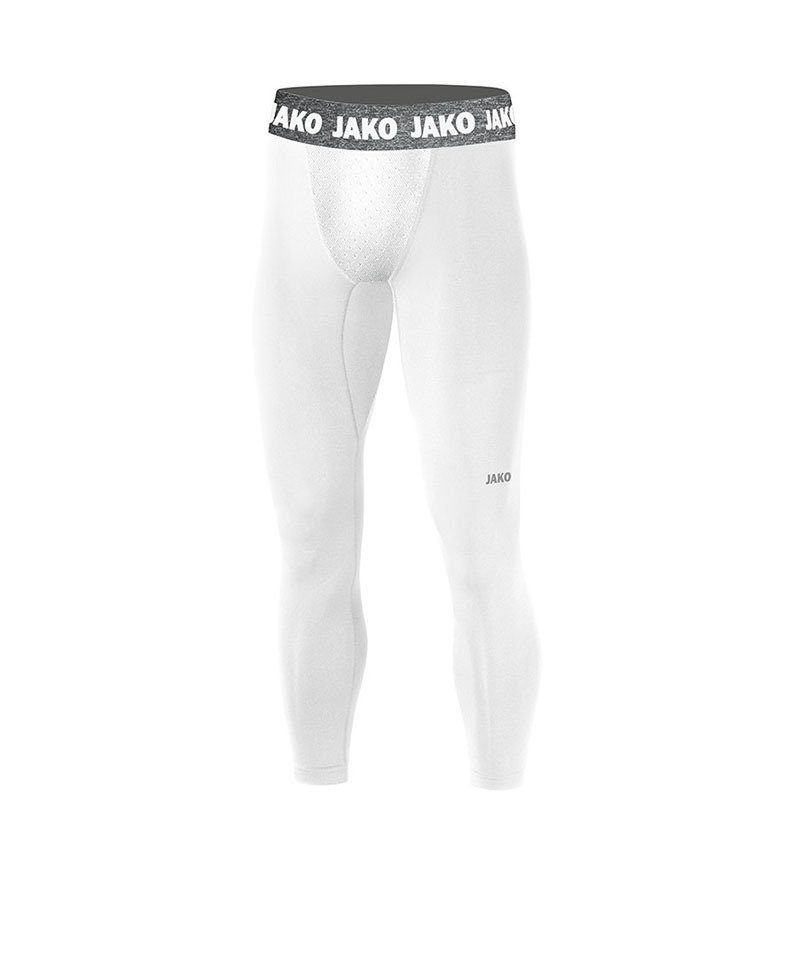2.0 Compression Tight weiss Long Jako Funktionshose