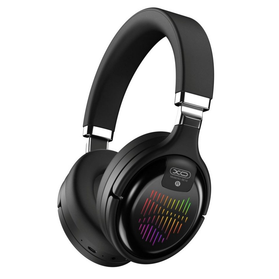 XO Bluetooth Kopfhörer schwarz 4 h Laufzeit 250 mAh mit Mikrofon Bluetooth- Kopfhörer