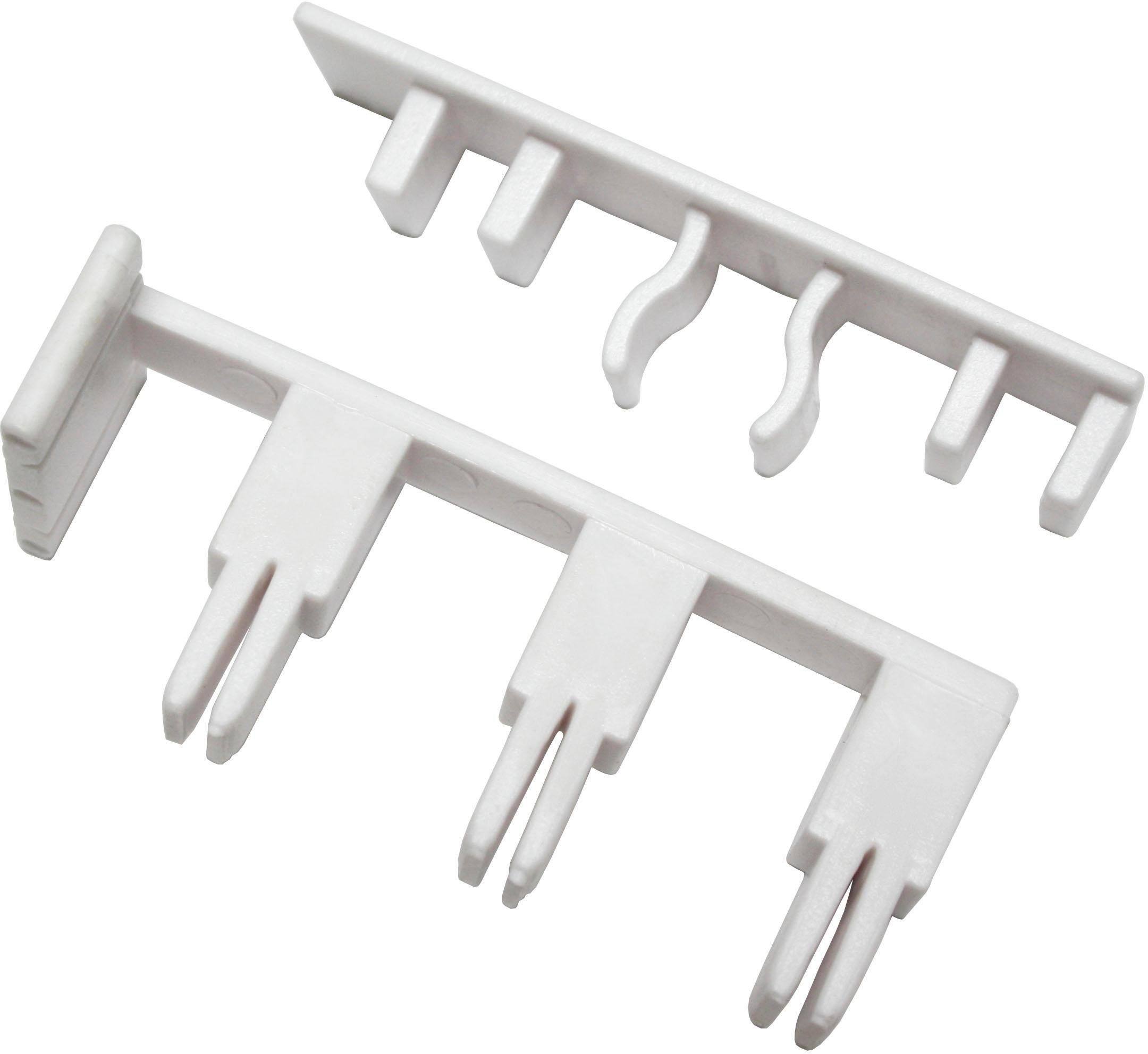 GARDINIA Gardinenstangen-Endstück mit Ausklinkung 3-läufig, (1-St), günstig online kaufen