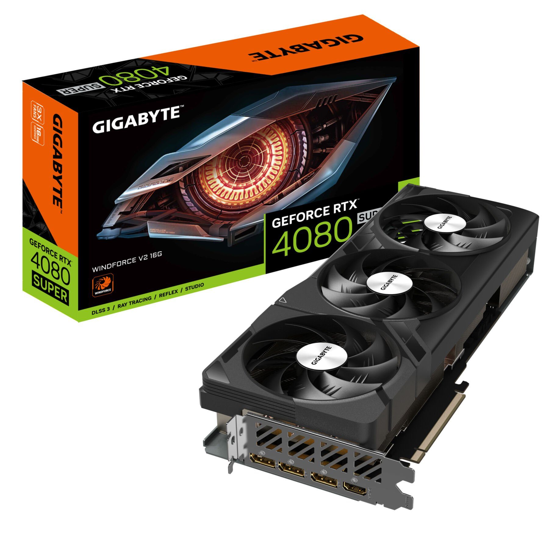 Gigabyte GeForce RTX 4080 SUPER WINDFORCE V2 16G Grafikkarte