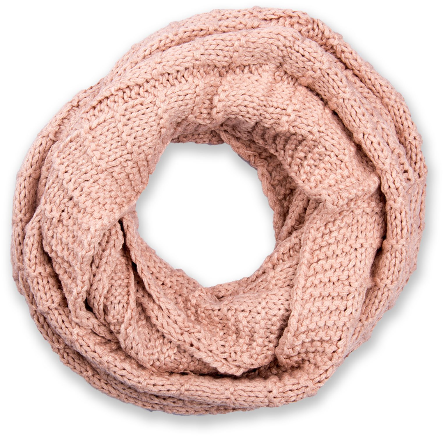 Strickschal Strick Loop mit Karomuster