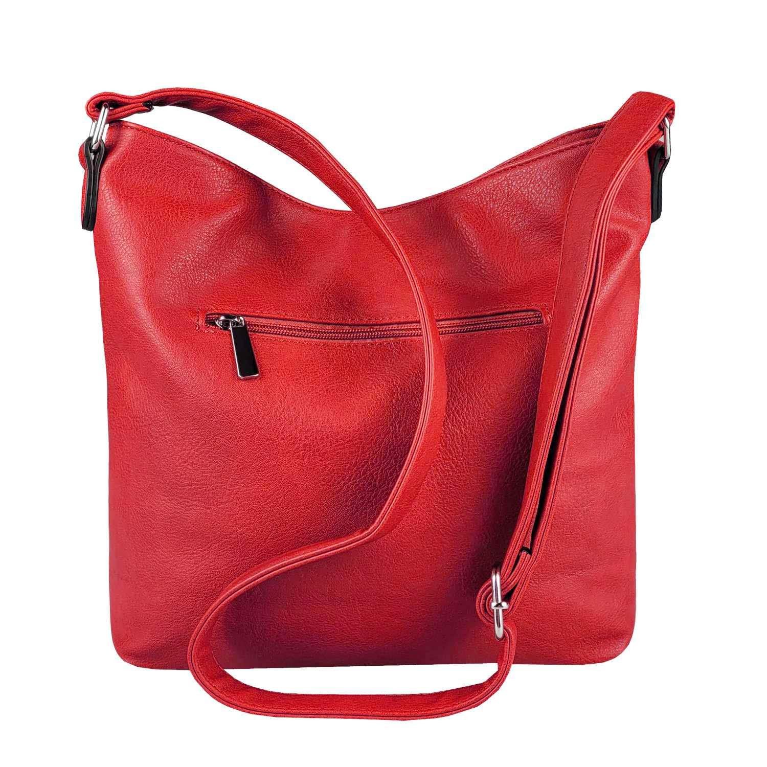ITALYSHOP24 Schultertasche Damen Tasche XL Shopper günstig online kaufen