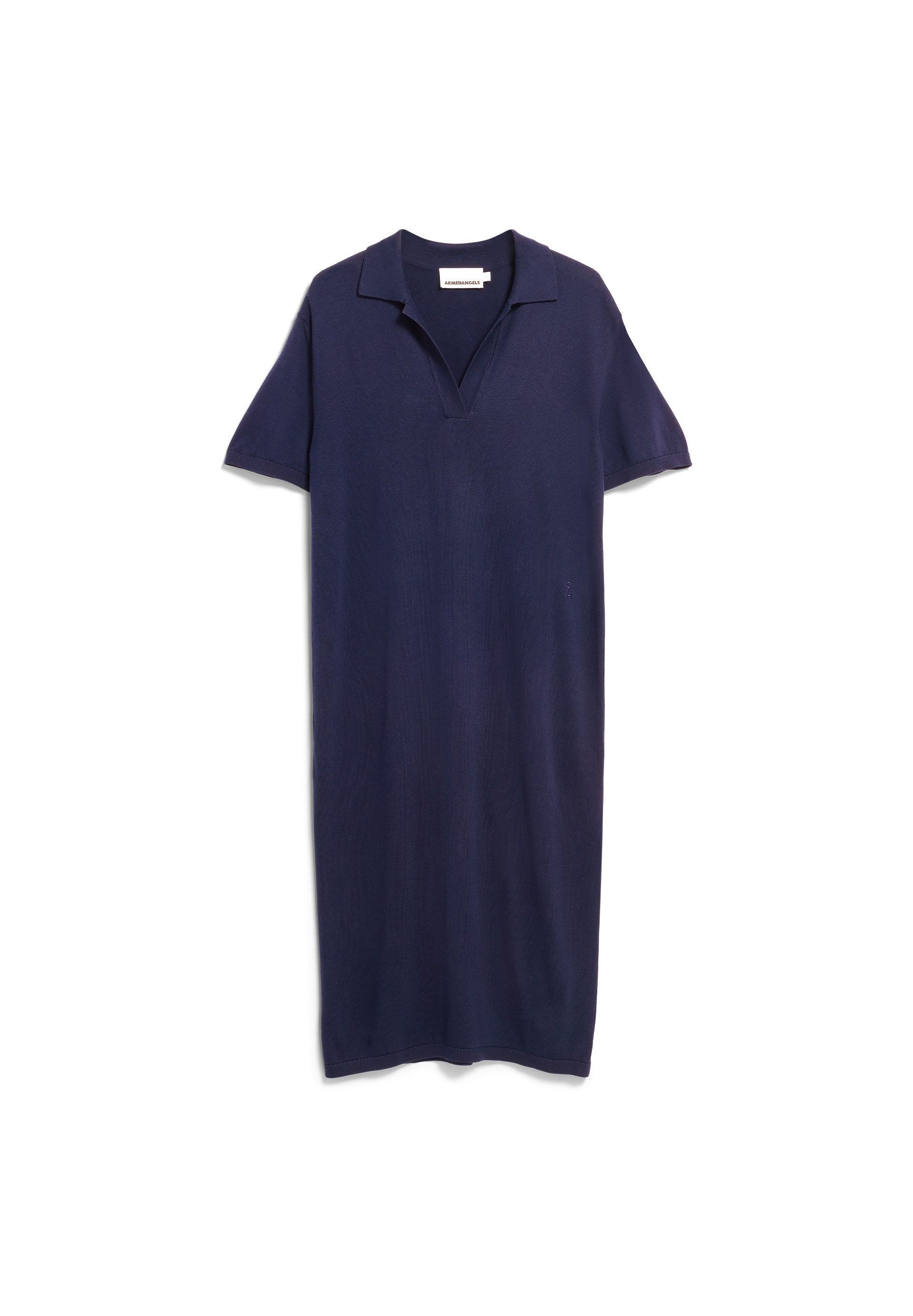 Strickkleid FINE POLO Strickkleid aus Bio-Baumwoll Mix