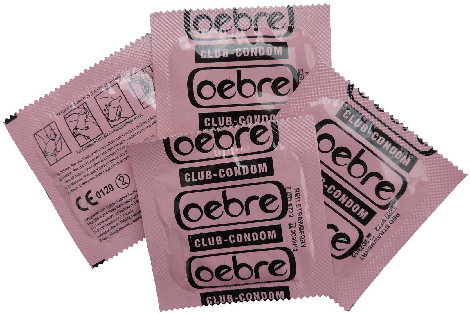 OEBRE Kondome Oebre Bulk-Pack: CLUB-Condom Red, 100 Kondome