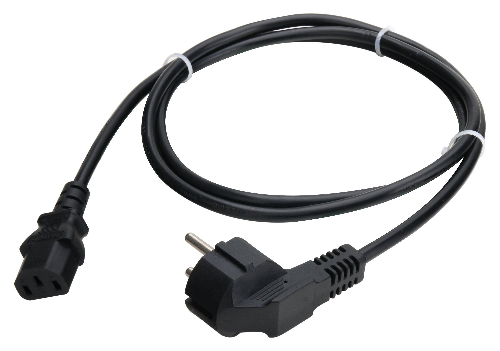 Pronomic EUIEC-1.5 Kaltgeräte Netzkabel 1,5 m Netzkabel, EU (SchuKo), IEC C13 (female) (150 cm), Sehr flexibel