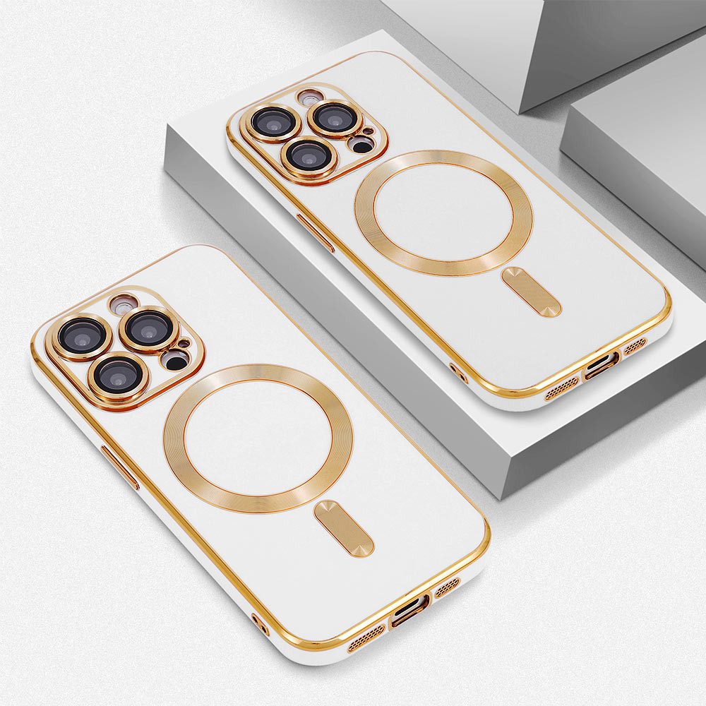 FITSU Handyhülle Case für iPhone 15 Pro Handyhülle MagSafe kompatibel mit Kameraschutz 6,1 Zoll, MagSafe kompatible Schutzhülle für iPhone 15 Pro Hülle Handysch – Bild 4 von 4