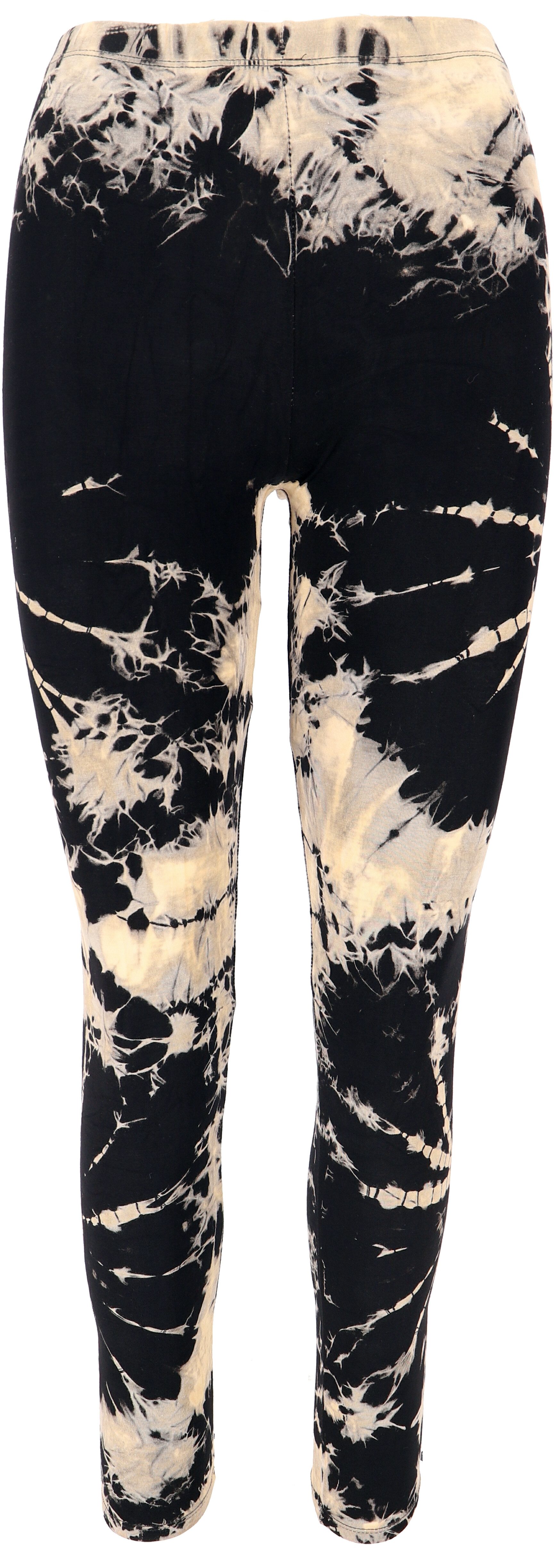Guru-Shop Hose & Shorts Unikat Batik Damen Leggings, Stretch Hose für.. alternative Bekleidung