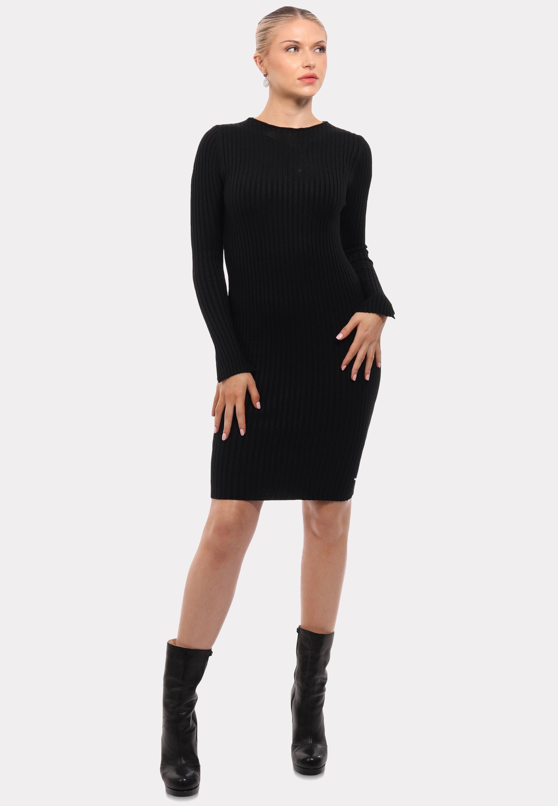 YC Fashion & Style Strickkleid Figurbetontes Rippstrick-Design mit modische günstig online kaufen