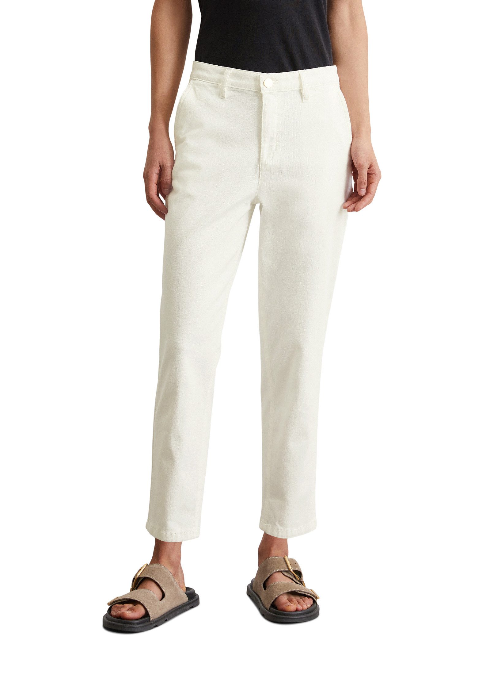 Marc O'Polo 5-Pocket-Hose aus softem Bio-Baumwoll-Mix günstig online kaufen