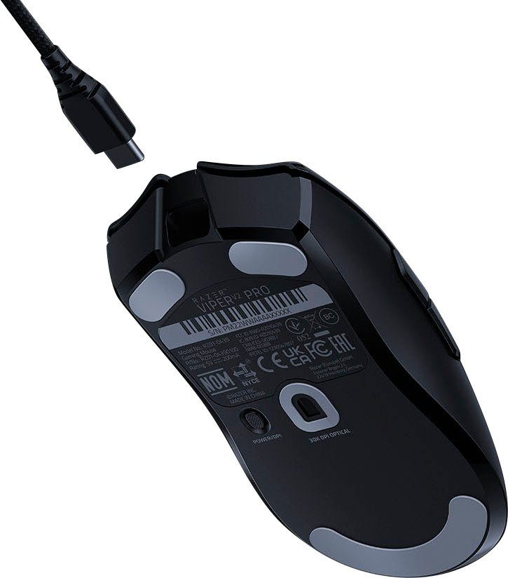 RAZER Viper V2 Pro Gaming-Maus (USB, kabellos), Optische Gaming-Maus,  kabellos, rechtshändig