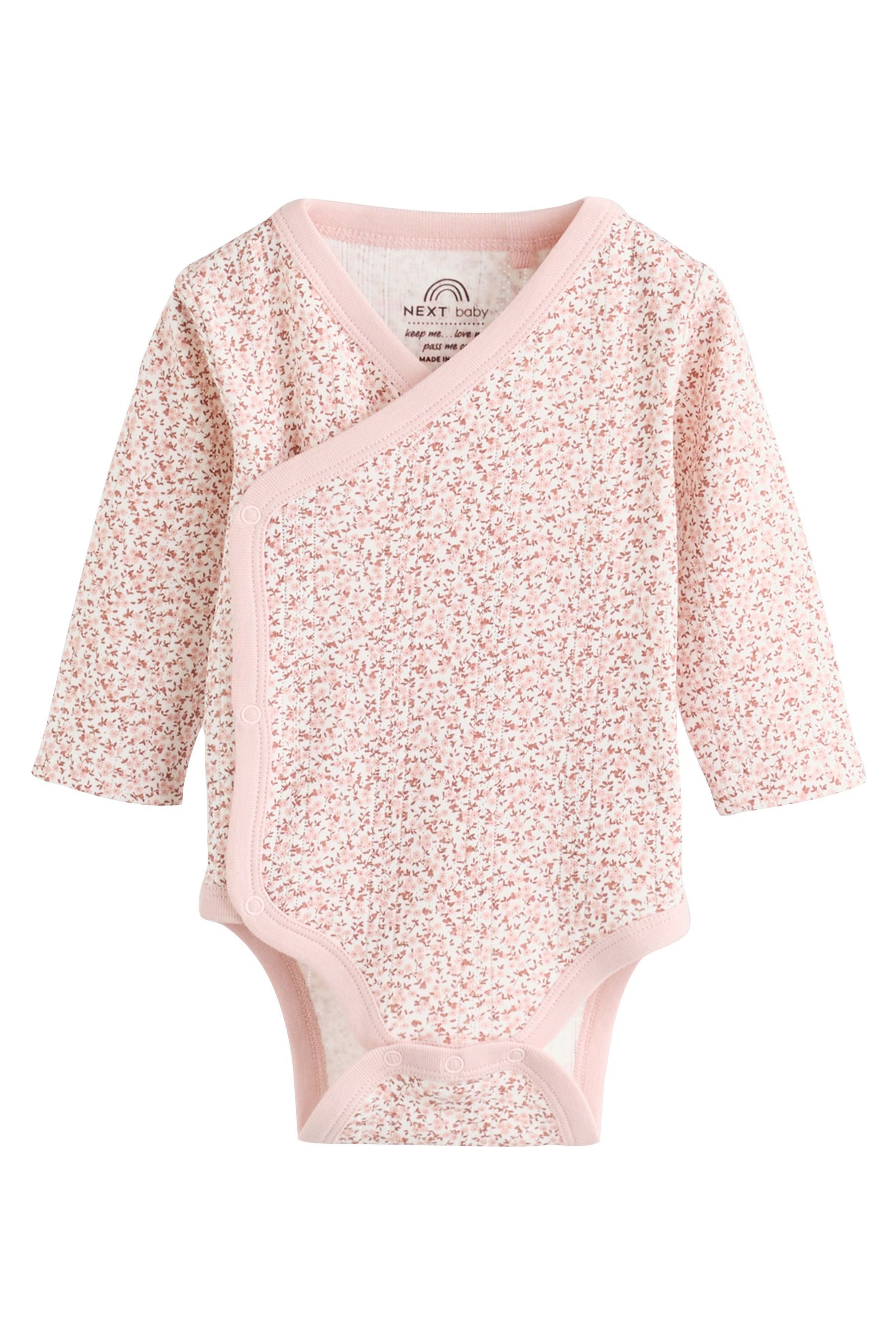 Next Langarmbody Baby Wickel-Bodysuits im 5er-Pack (5-tlg) – Bild 4 von 5