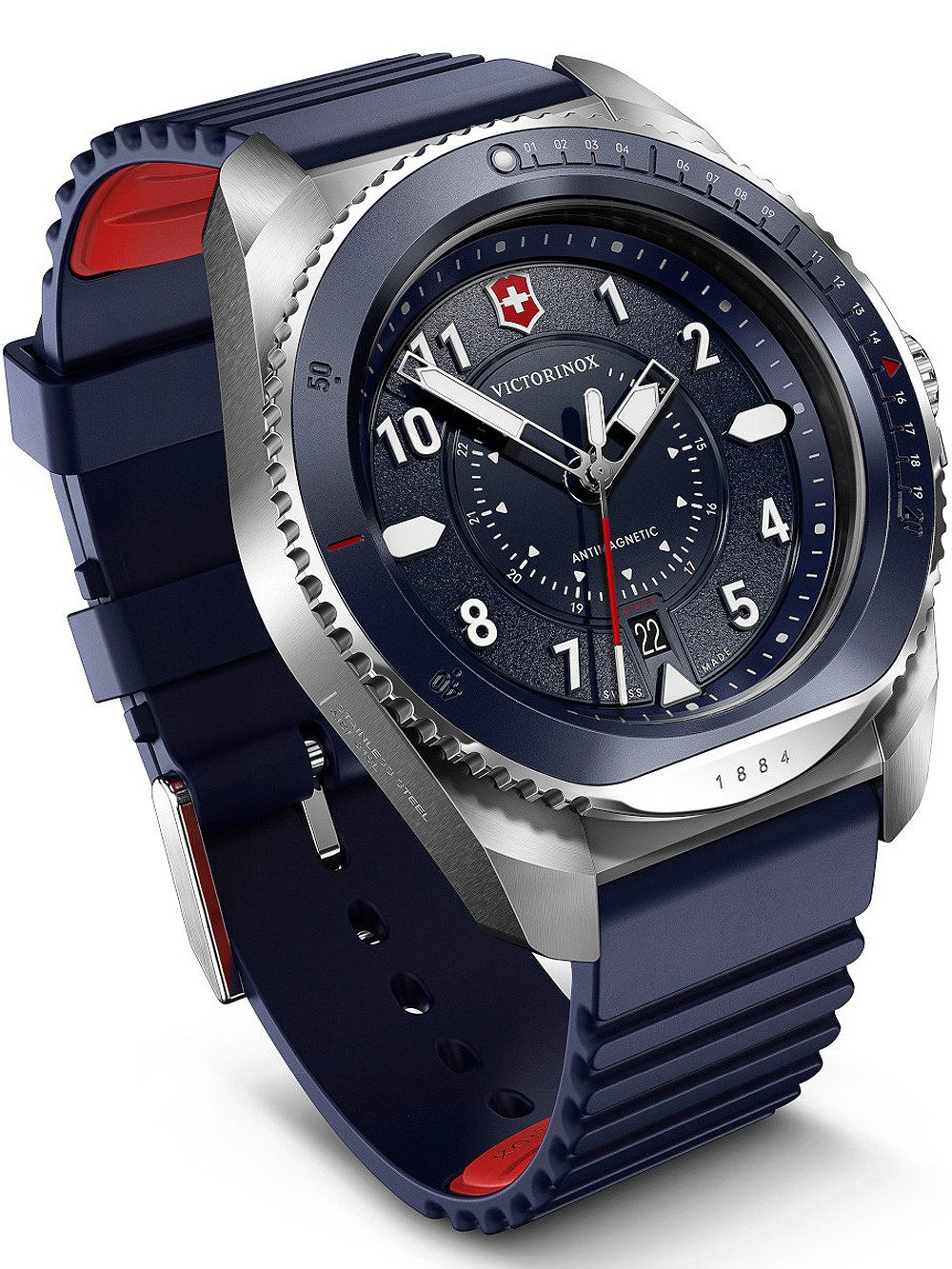 Victorinox Quarzuhr Victorinox 241975 Journey 1884 Herrenuhr 43mm 20ATM Victorinox 241975 Journey 1884 Herrenuhr 43mm 20ATM