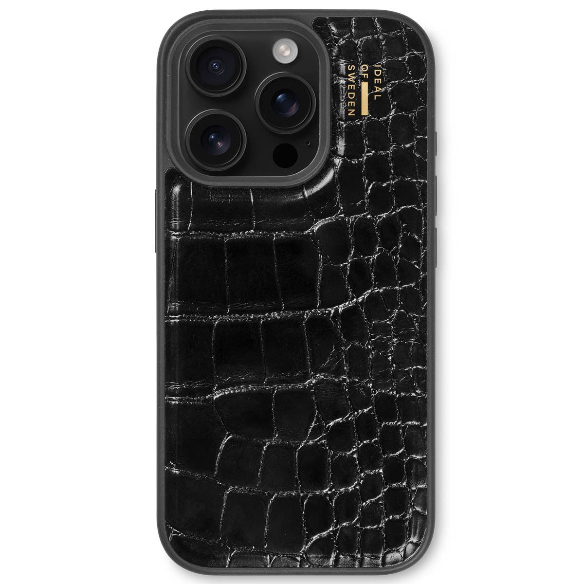 iDeal of Sweden Backcover iDeal of Sweden Vegan Leather Back Cover Apple iPhone 16 Pro - Black C