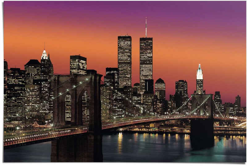 Reinders! Poster New York Brooklyn Brücke, (1 St)