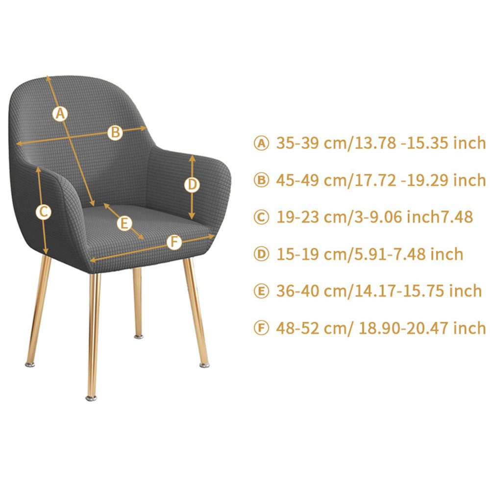 Coonoor Stuhlhusse Stretch Stuhlbezug Stuhl Abdeckung Schonbezug für Esszim günstig online kaufen