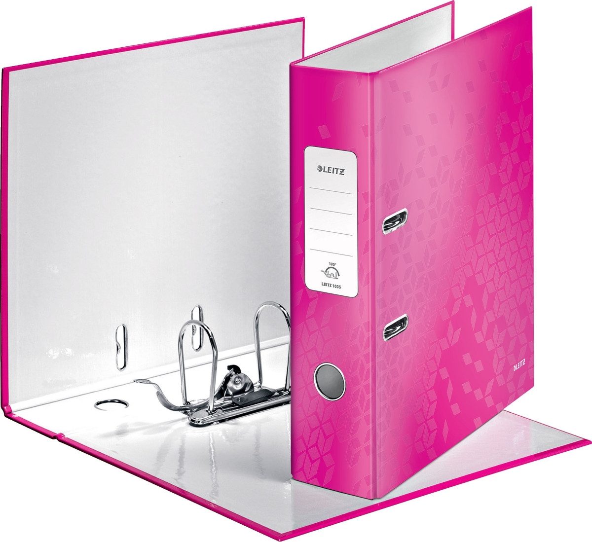 LEITZ Aktenordner Ordner Wow A4 Kunststoff 80mm pink metallic