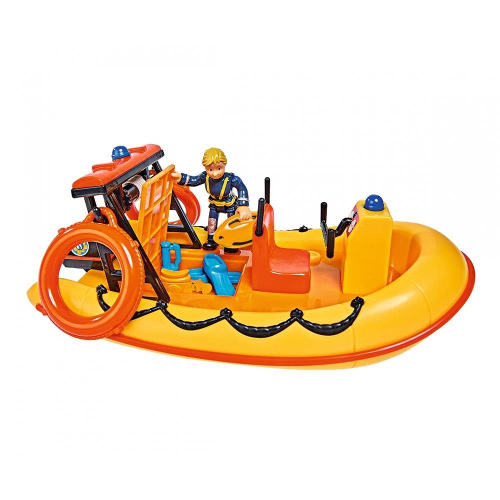 SIMBA Spielzeug-Boot Feuerwehrmann Sam im Tauchoutfit Penny Neptune, Figur mit