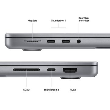 Apple 14" MacBook Pro Notebook (35,97 cm/14,2 Zoll, Apple M2 Pro, 16-Core GPU, 1000 GB SSD)