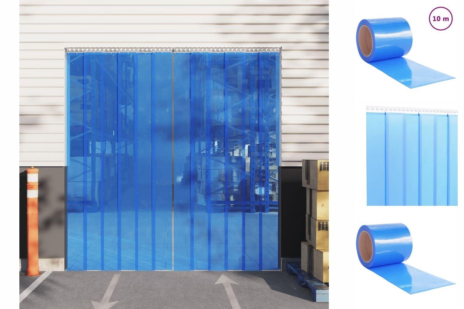 m PVC Insektenschutz-Vorhang Blau vidaXL 200x1,6 Vorhang Türvorhang Fliegenvorhang 10 mm
