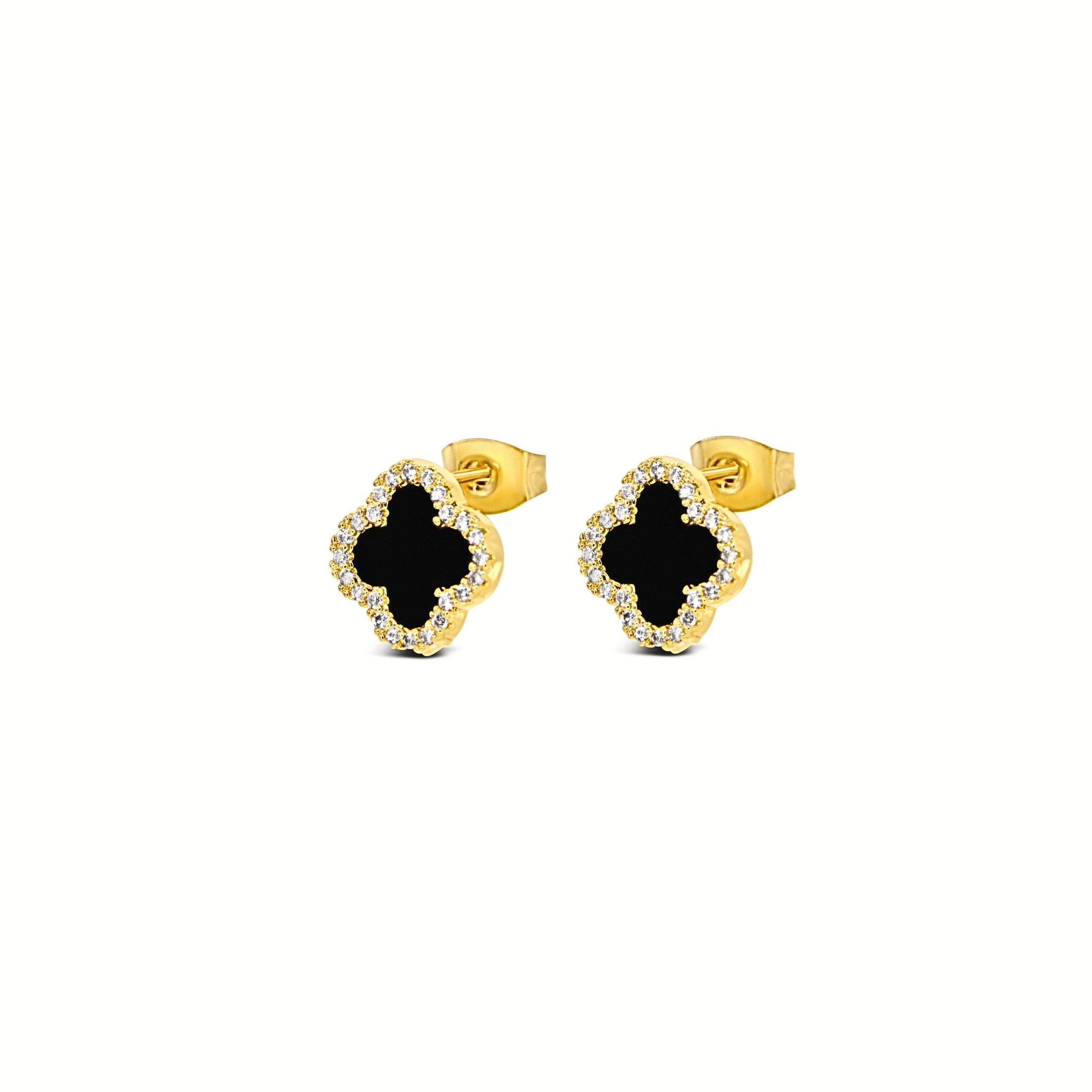 Ars-Argenti Paar Ohrhänger Sexy Kleeblatt Ohrhänger Ohrringe "Lucky Luxe "-925 Sterling-Silber