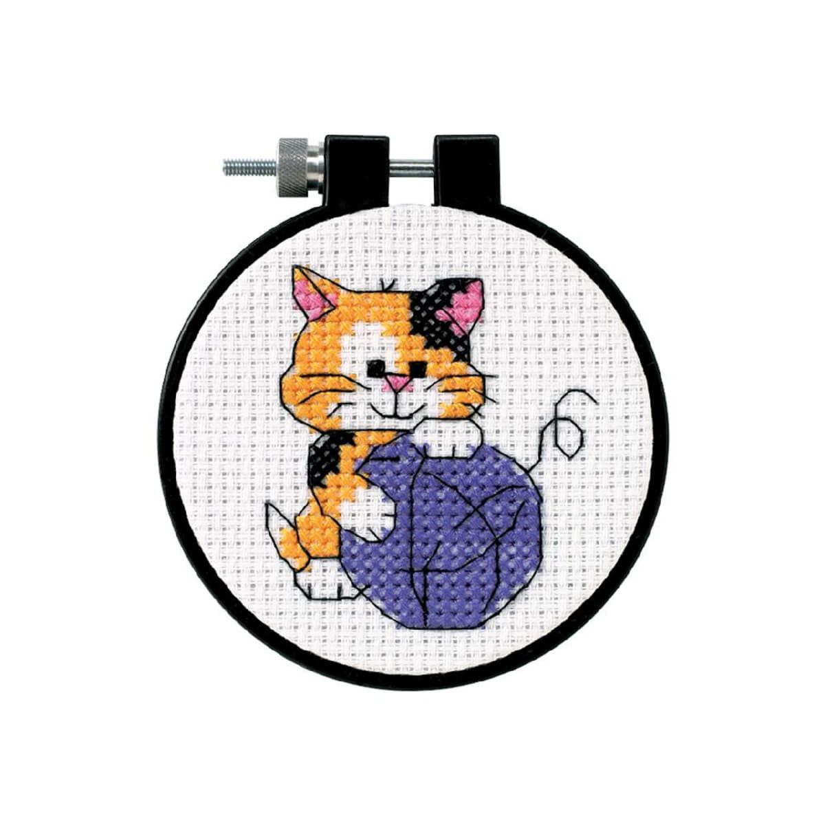 Dimensions Kreativset Dimensions Kreuzstich Stickpackung mit Stickrahmen "Learn a Craft, Sü, (embroidery kit by Marussia)