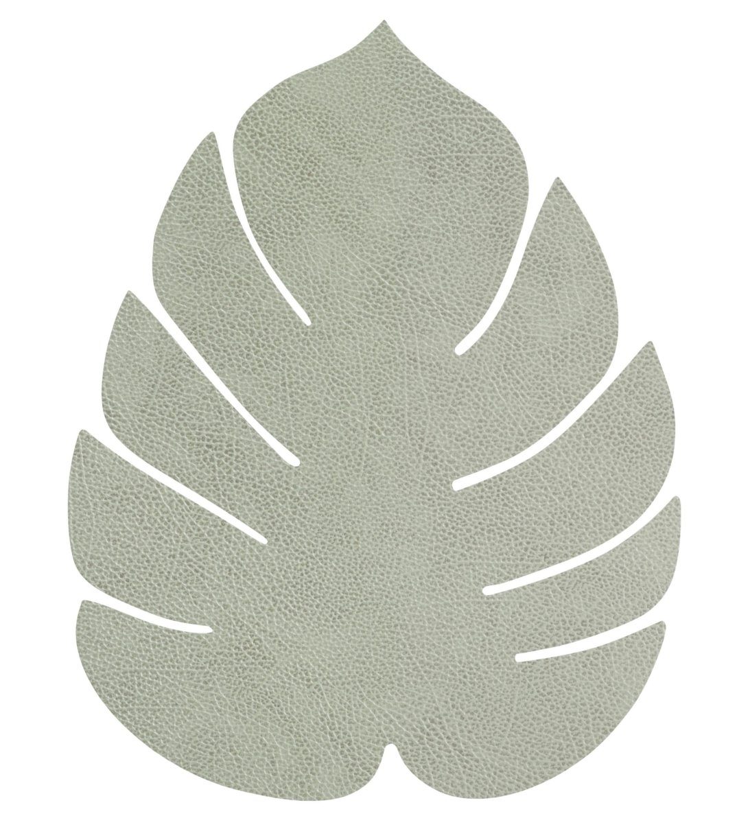 LIND DNA Platzset HIPPO Tischset Monstera Leaf L olive green 42 x 35, Table Mat L Monstera Leaf Hippo Olive Green