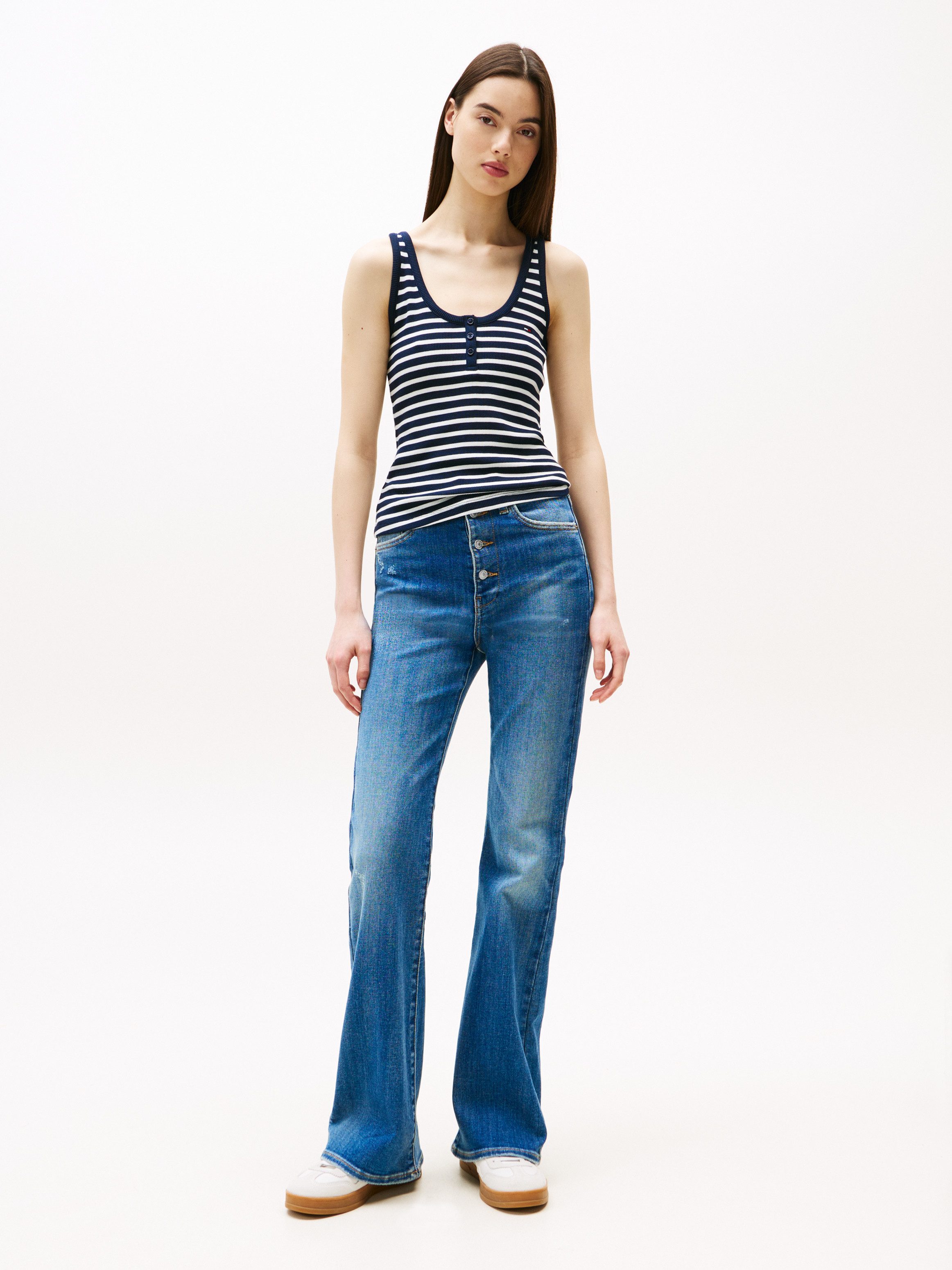 Tommy Jeans T-Shirt TJW SLIM HENLEY günstig online kaufen