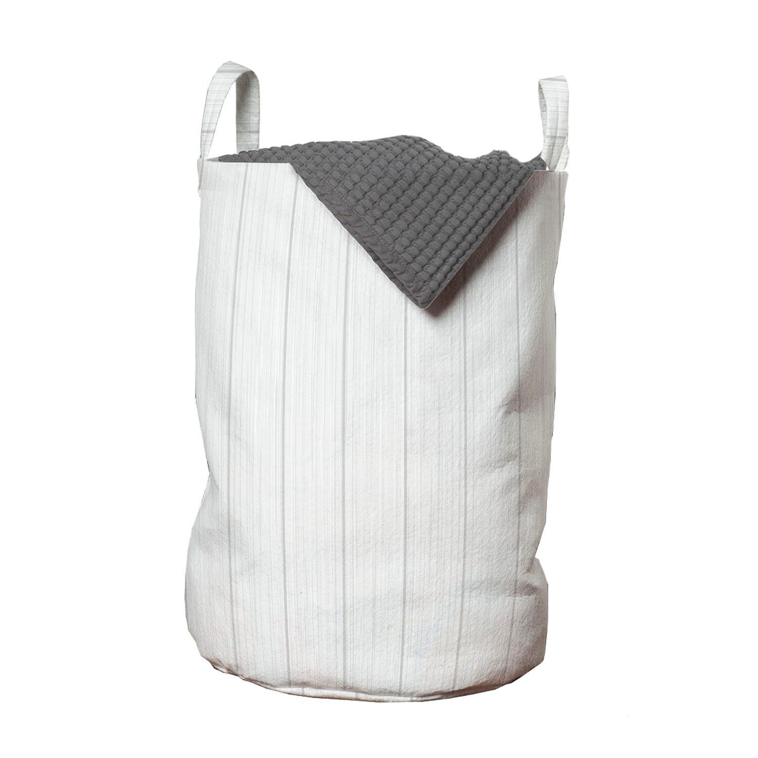 Abakuhaus Wäschesäckchen Wäschekorb mit Griffen Kordelzugverschluss für Waschsalons, neutrale Farbe Einfache Geradlinig