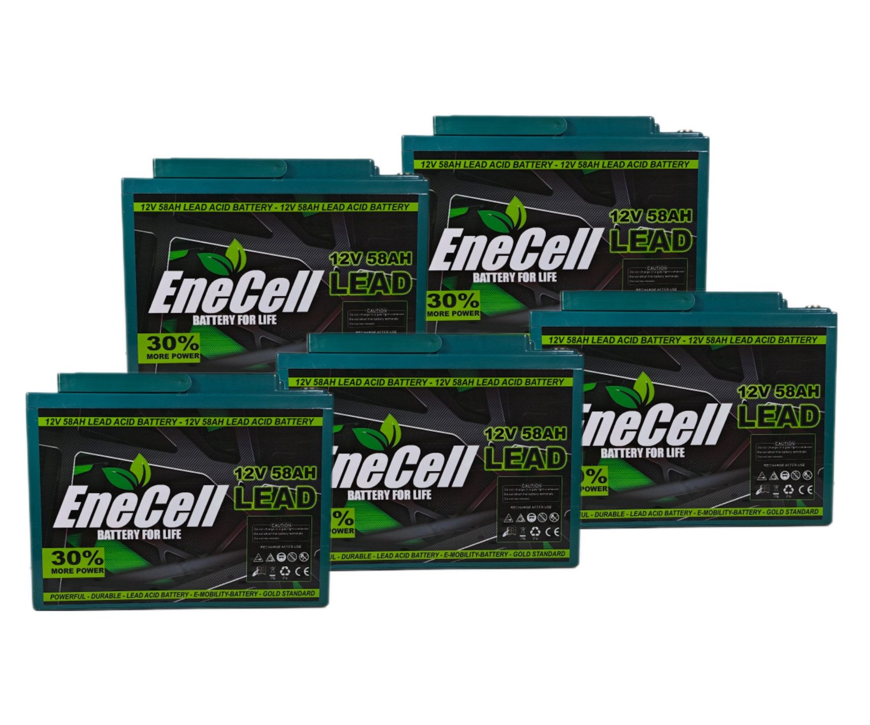 ENECELL Akku - 60V 58AH für e-Lazzy Stormborn econelo ecabino Akkupacks Akkupack 58000 mAh (60 V), Erweiterungsakku, Zusatzakku, Ersatzakku