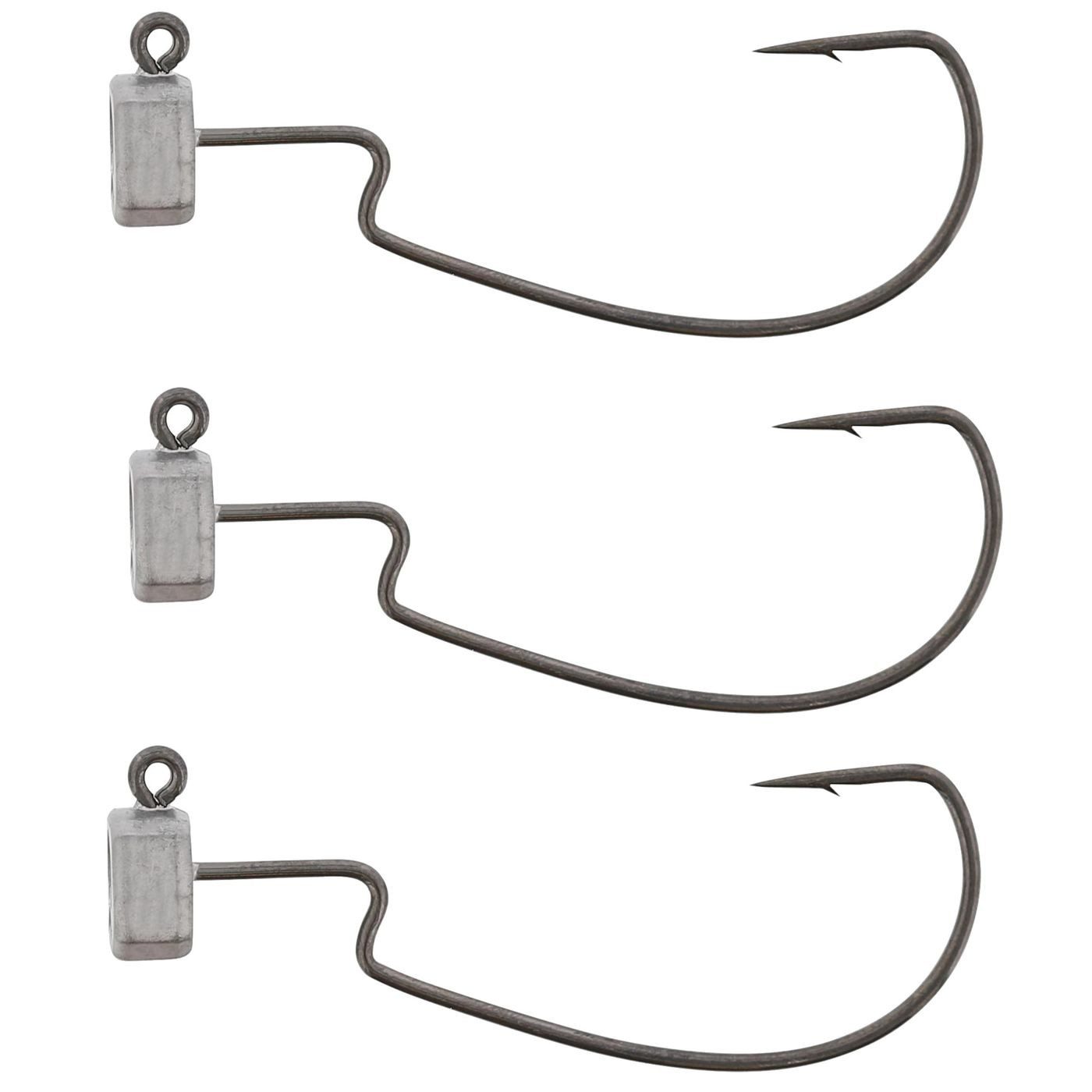 Jighaken Westin Offset Ned Jig Head Lead - 3 Jigköpfe
