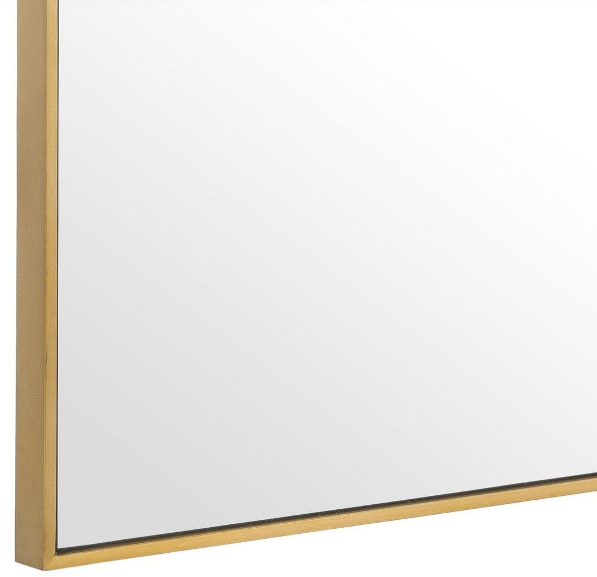 x Wohnzimmer / Wandspiegel Wandspiegel 140 - Messingfarben - Spiegel Casa cm Luxus - Padrino Spiegel Luxus Garderobenspiegel 180 H. Qualität