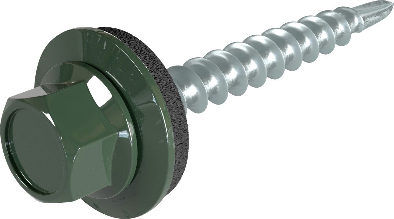 WECKMAN Blechschraube Weckman Bohrschrauben 4,8 x 35 mm sechskant - 100