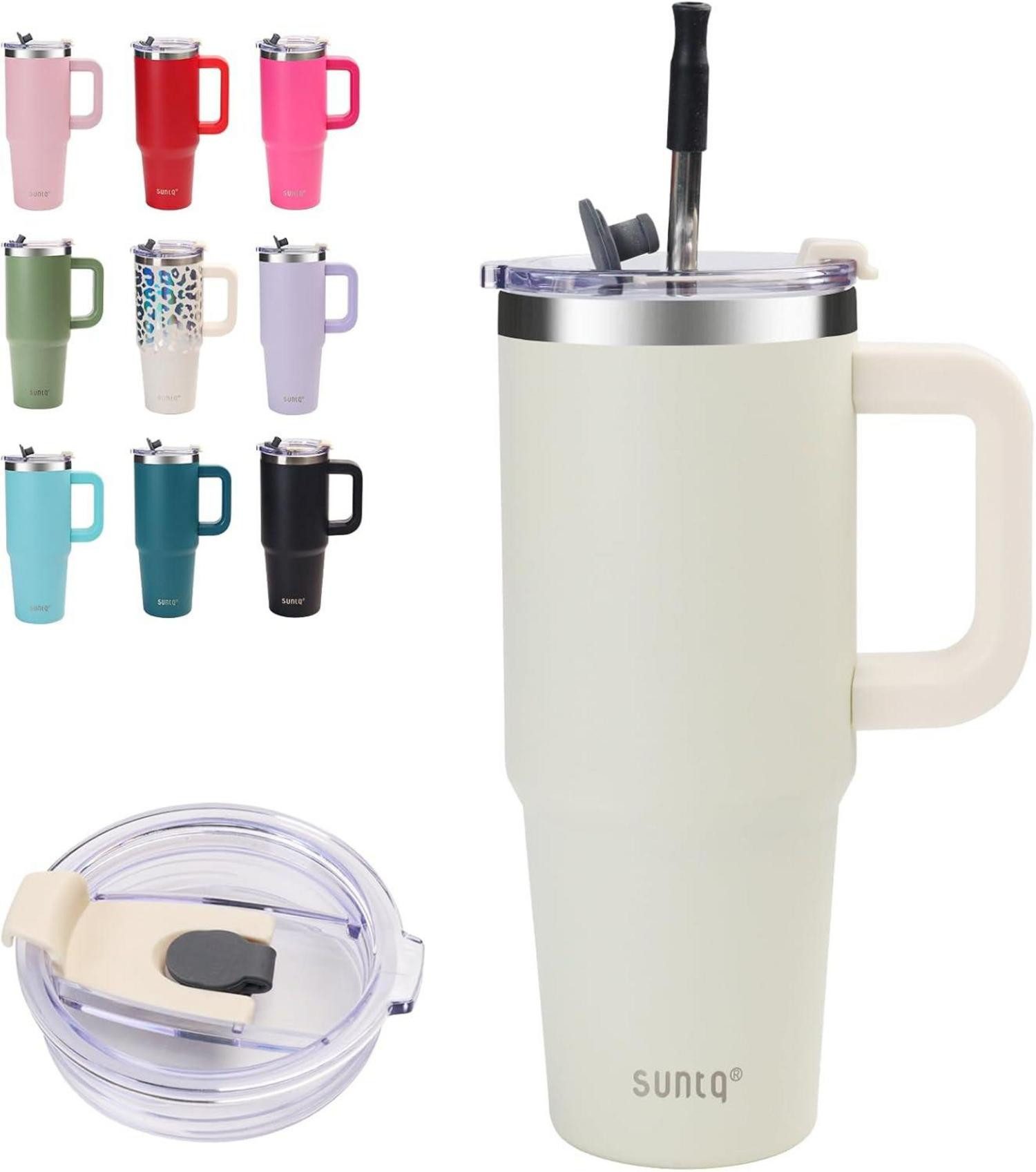 Thermobecher 30oz Tumbler mit Griff, doppelwandig, Vakuum