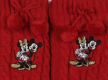Sarcia.eu Socken Mickey und Minnie Mouse Socken mit Pompons, rutschfest, 39-42 EU