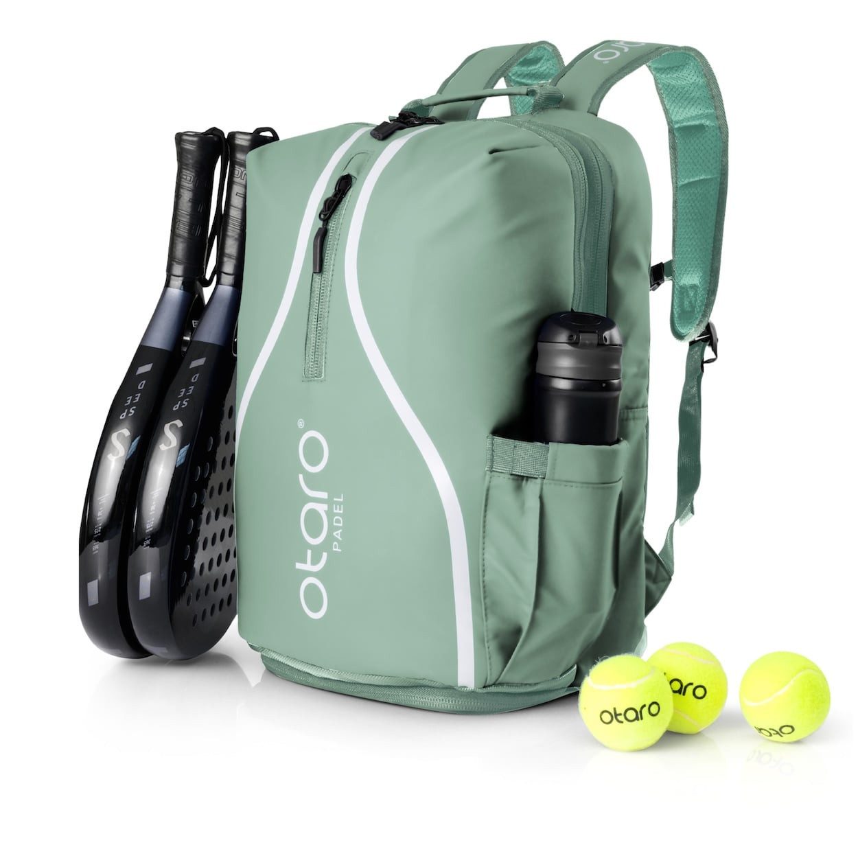 Otaro Tennisrucksack Padelrucksack mit Schuhfach (34L)