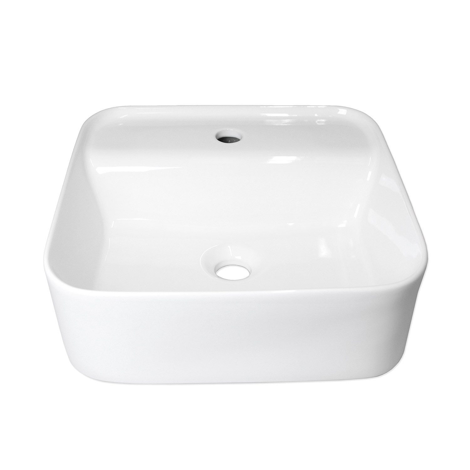 Stabilo Sanitär Waschbecken Keramik Waschbecken Viereckig günstig online kaufen
