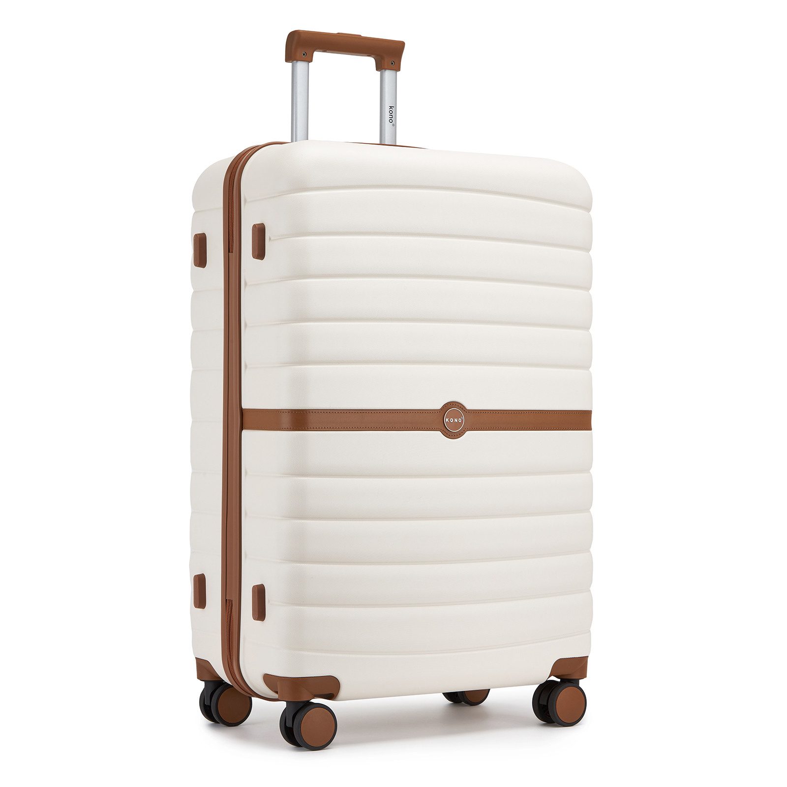 KONO Handgepäckkoffer Koffer Trolley ABS+PC Hartschalenkoffer