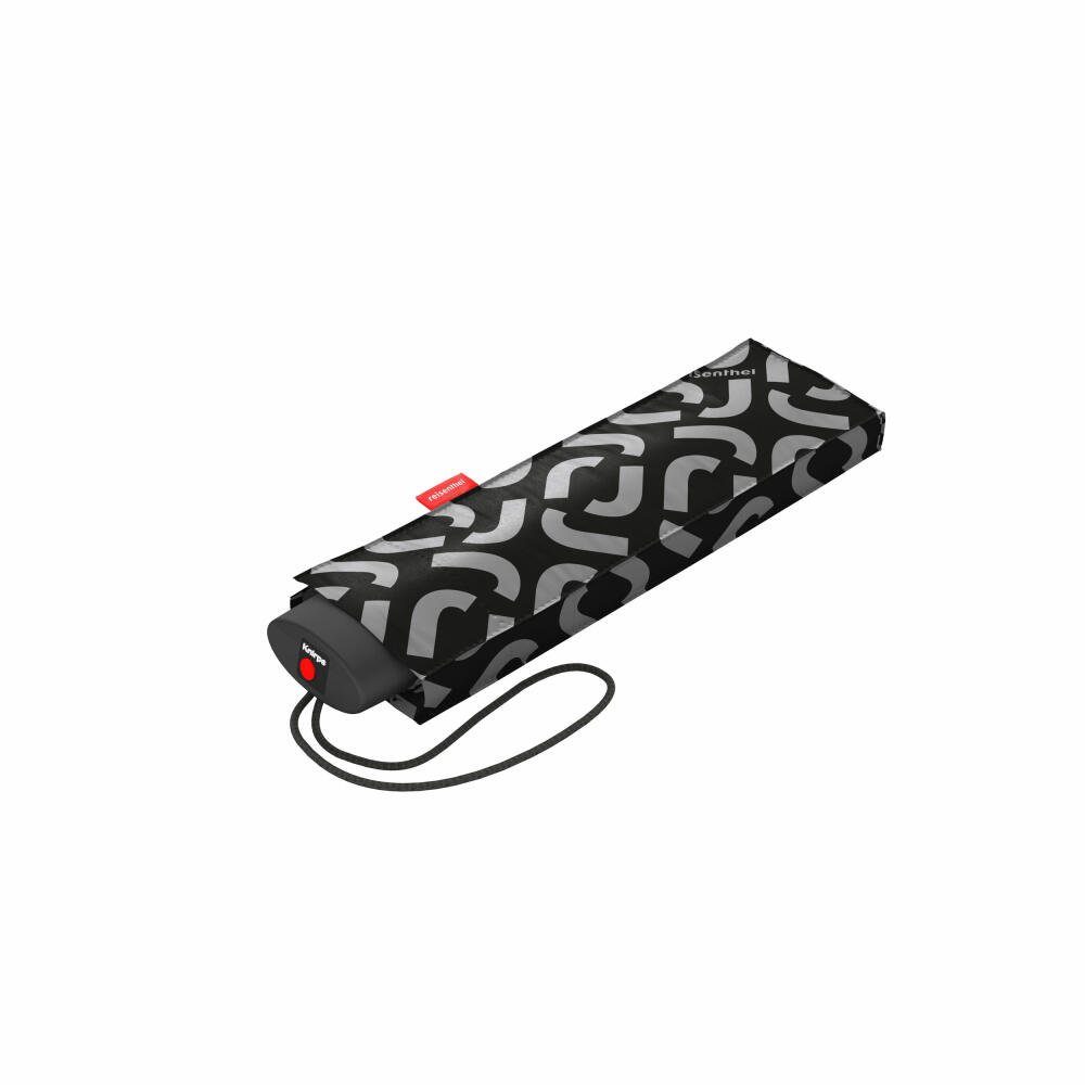 Signature umbrella pocket REISENTHEL® Taschenregenschirm Black mini