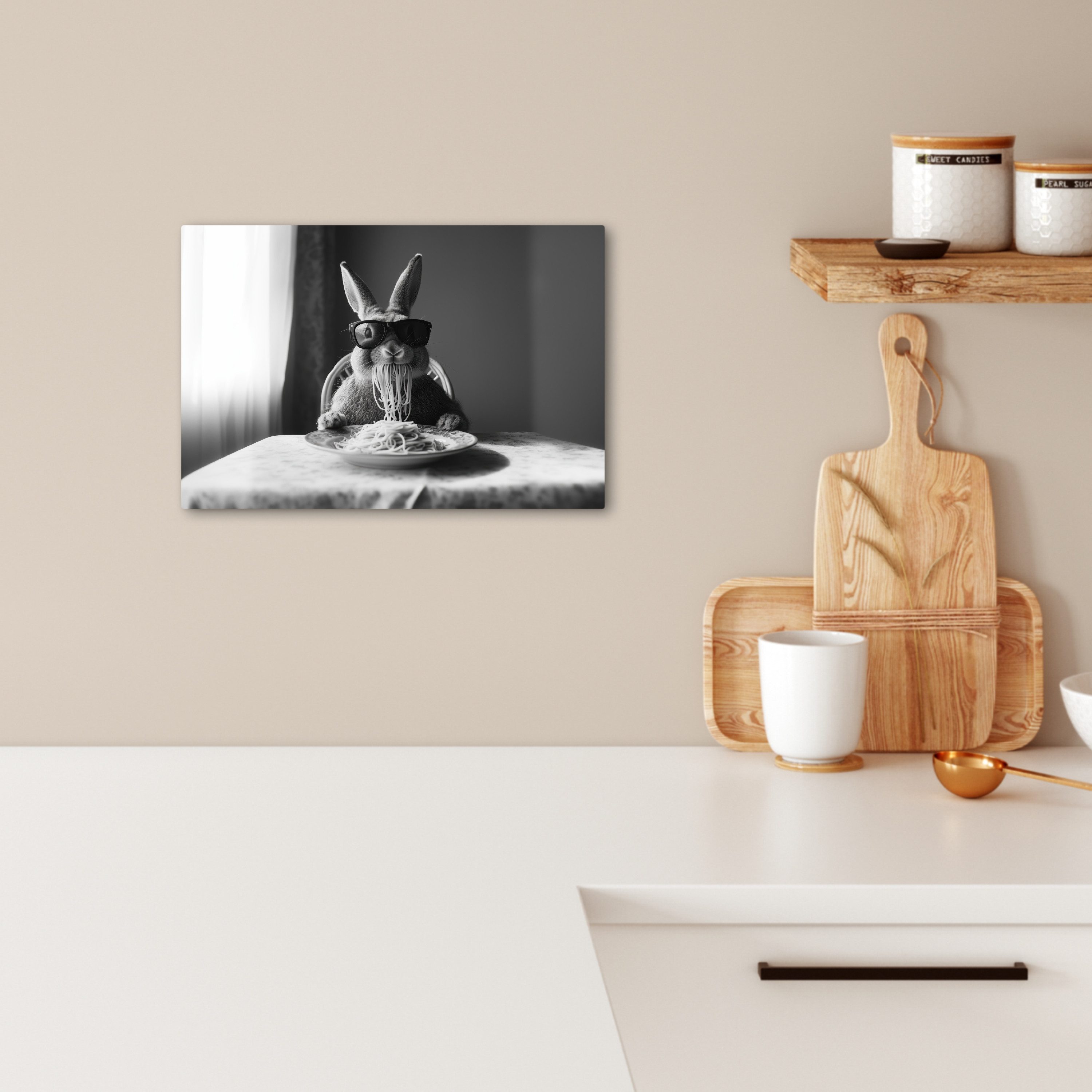 OneMillionCanvasses® Leinwandbild Kaninchen - Hase - günstig online kaufen