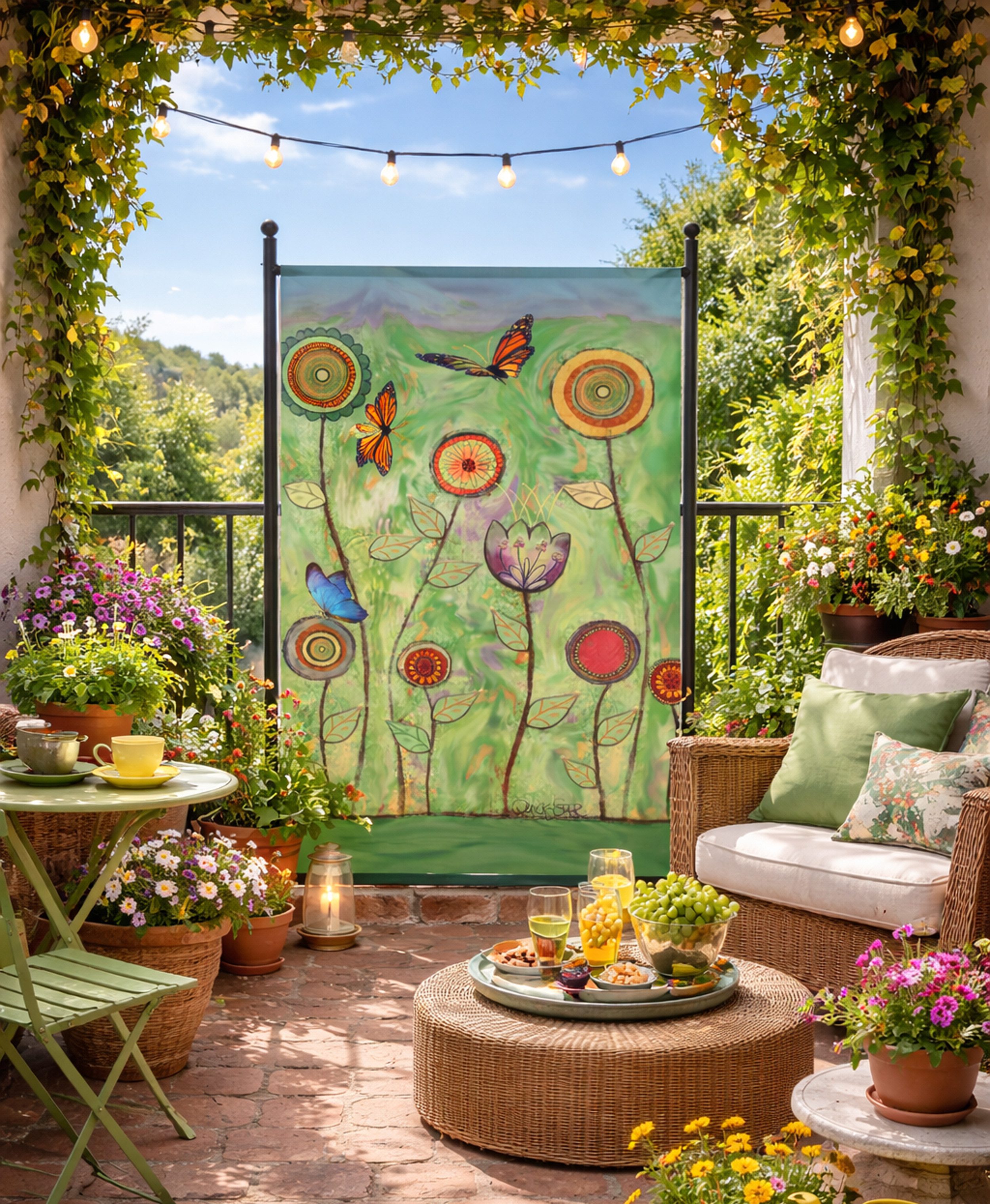 Quick Star Paravent Stellwand Outdoor Wetterfest in mehreren Größen - Farbe günstig online kaufen