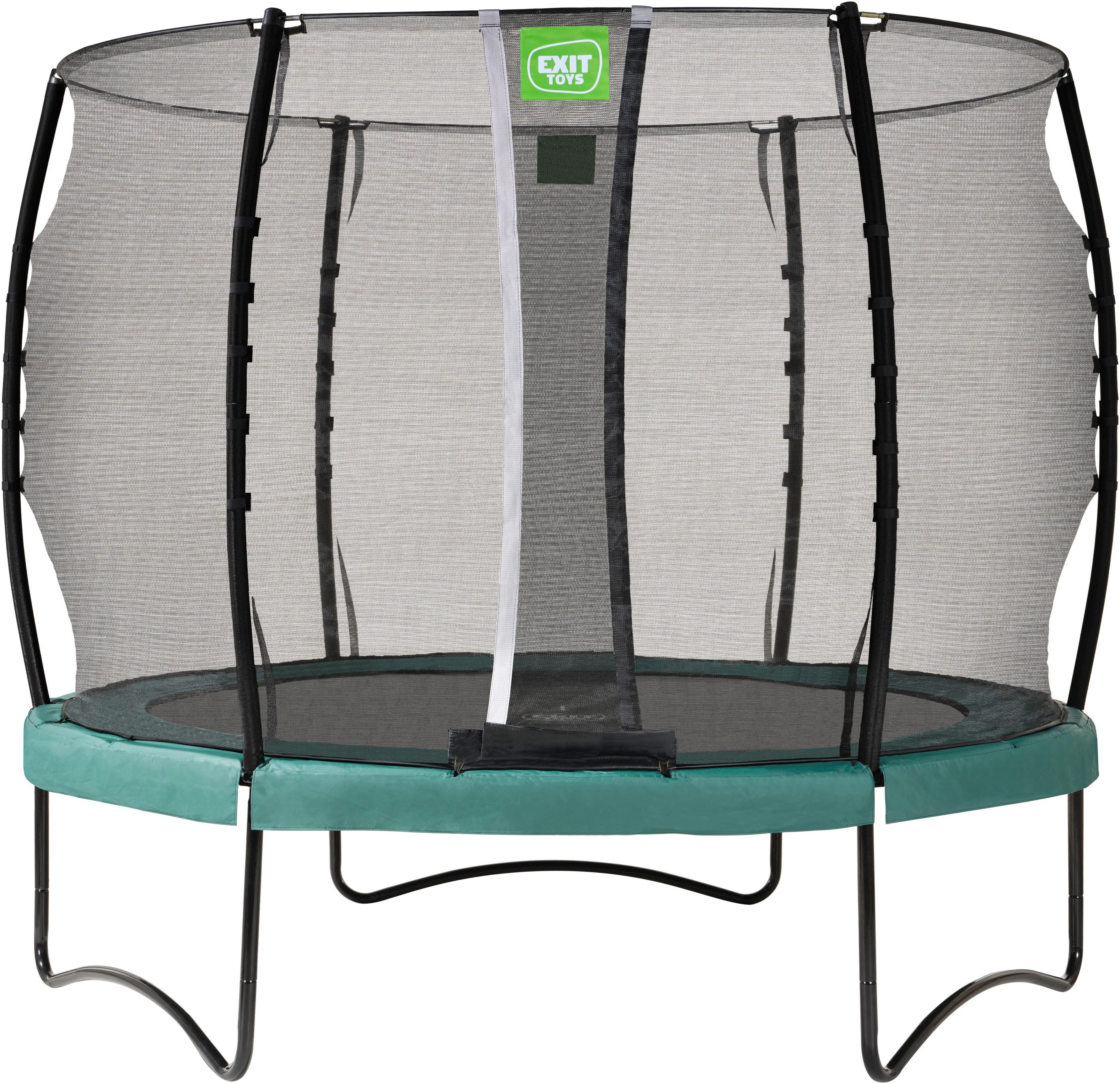 EXIT Gartentrampolin Allure Classic, grün, mit Sicherheitsnetz
